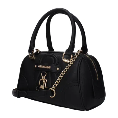 Love Moschino Hand Bags Women Polyurethane Black