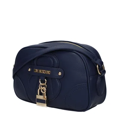 Love Moschino Shoulder Bags Women Polyurethane Blue/blue Night