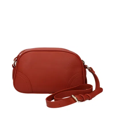 Love Moschino Shoulder Bags Women Polyurethane Orange/rugine