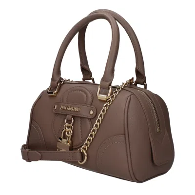 Love Moschino Hand Bags Women Polyurethane Gray/tortora