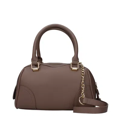 Love Moschino Hand Bags Women Polyurethane Gray/tortora
