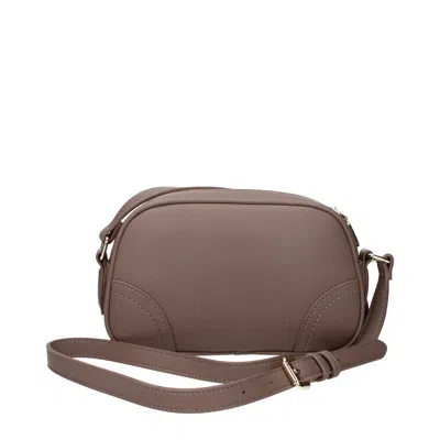 Love Moschino Shoulder Bags Women Polyurethane Gray/mole