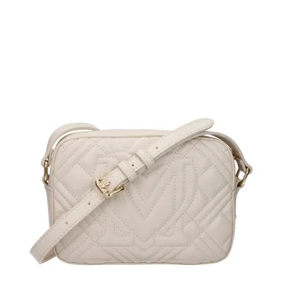 Love Moschino Shoulder Bags Women Polyurethane Beige/ivory