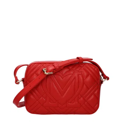 Love Moschino Shoulder Bags Woman Polyurethane Red
