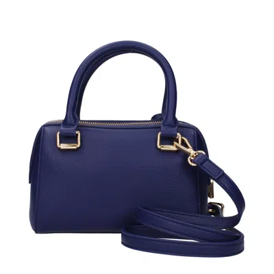 Love Moschino Handbags Women Polyurethane Blue/blueberry