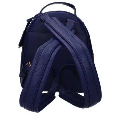 Love Moschino Backpacks And Baby Bags Woman Polyurethane Blue/blueberry