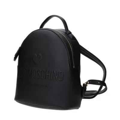 Love Moschino Backpacks And Fuppies Women Polyurethane Black
