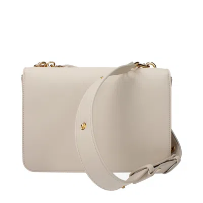 Love Moschino Hand Bags Women Polyurethane Beige/ivory
