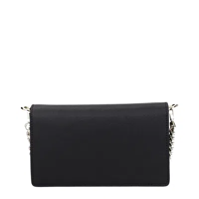JUST CAVALLI JUST CAVALLI SHOULDER BAGS WOMEN POLYESTER BLACK 