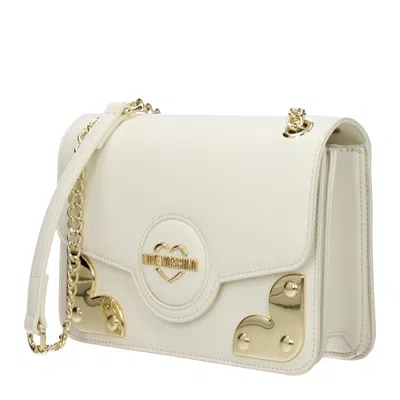 Love Moschino Shoulder Bags Women Polyurethane Beige/butter