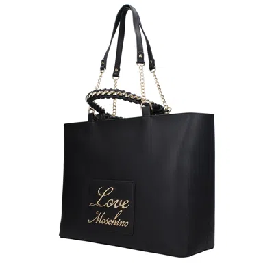 Love Moschino Hand Bags Women Polyurethane Black