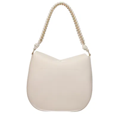 Love Moschino Shoulder Bags Women Polyurethane Beige/ivory