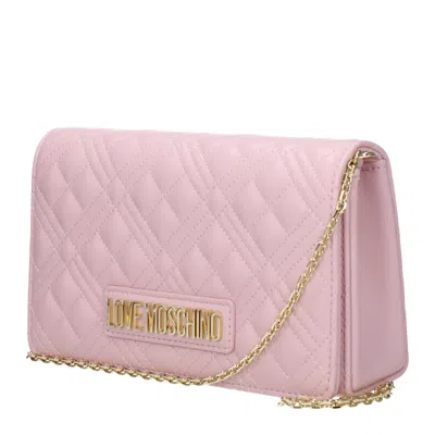 Love Moschino Clutches Women Polyurethane Pink/pink Cypria