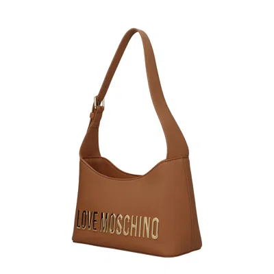 Love Moschino Shoulder Bags Women Polyurethane Brown/camel