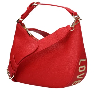 Love Moschino Shoulder Bags Women Polyurethane Red/lipstick