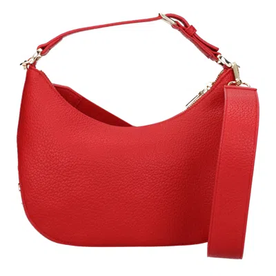 Love Moschino Shoulder Bags Women Polyurethane Red/lipstick