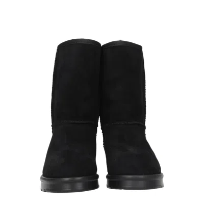 Love Moschino Boots Women Suede Black