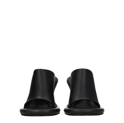 Jw Anderson Woman Sandals Black Size 10 Soft Leather