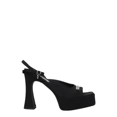 Karl Lagerfeld Sandals Lazula Womens Fabric Black