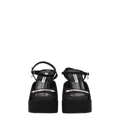 Karl Lagerfeld Sandals Lazula Womens Fabric Black