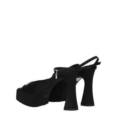 Karl Lagerfeld Sandals Lazula Womens Fabric Black