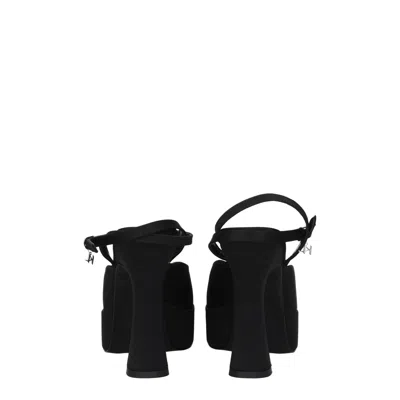 Karl Lagerfeld Sandals Lazula Womens Fabric Black