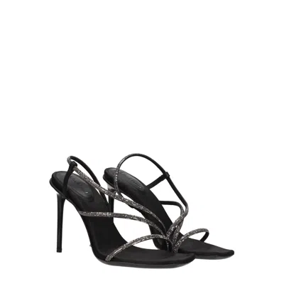 Max Mara Sandals With Micro Crystals