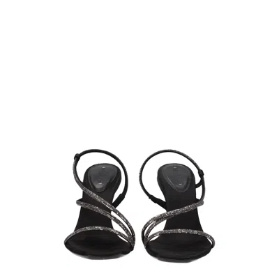 Max Mara Sandals With Micro Crystals
