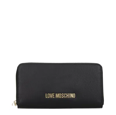 Love Moschino Logo Lettering Zipped Wallet