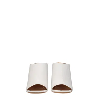 Off-white High-heel Leather Mules