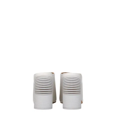 Off-white High-heel Leather Mules