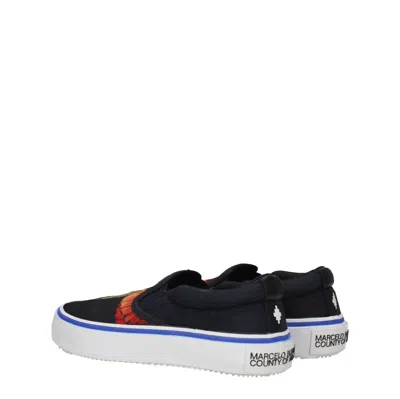 Marcelo Burlon County Of Milan Marcelo Burlon Man Sneakers Black Size 7 Textile Fibers