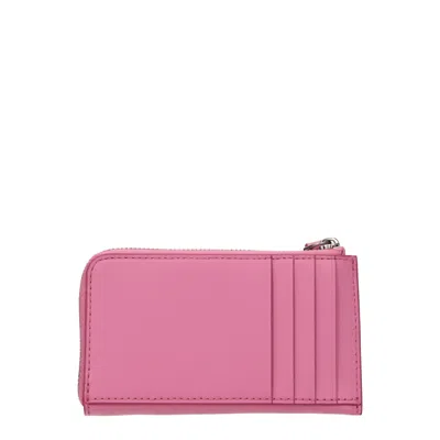 Marc Jacobs Document Holder Women Leather Pink/pink Confet