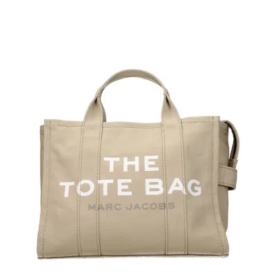 Marc Jacobs Hand Bags The Tote Bag Women Fabric Beige