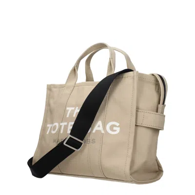 Marc Jacobs Hand Bags The Tote Bag Women Fabric Beige