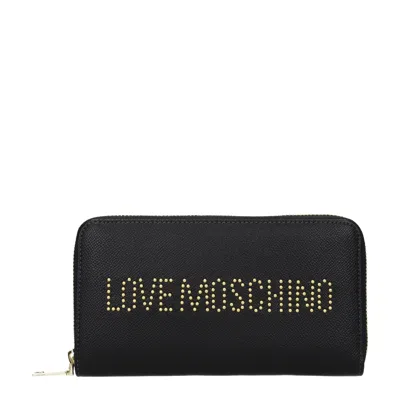 Love Moschino Wallet Women Polyurethane Black