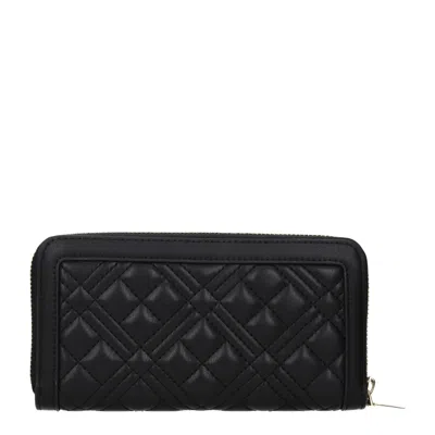 Love Moschino Wallet Women Polyurethane Black