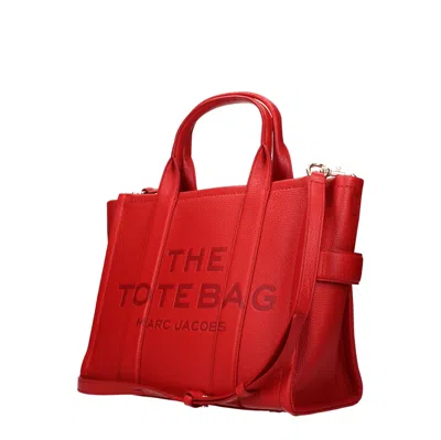 Marc Jacobs Hand Bags Women Leather Red/true Red