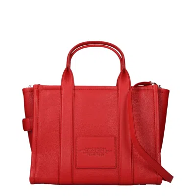 Marc Jacobs Hand Bags Women Leather Red/true Red