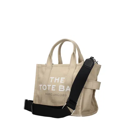 Marc Jacobs Medium Beige Canvas Tote Bag