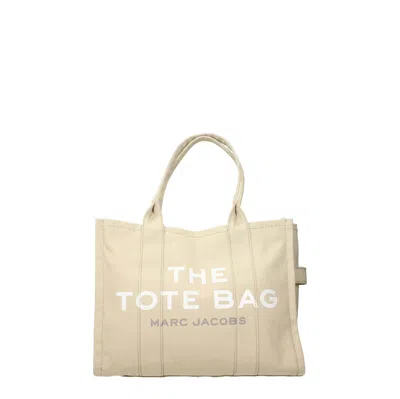 Marc Jacobs Shoulder Bags Tote Woman Fabric Beige/light Sand