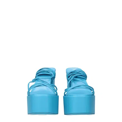 Paris Texas Tie-detail Open-toe Platform Sandals