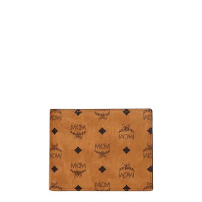 Mcm Small Monogram-print Bi-fold Wallet