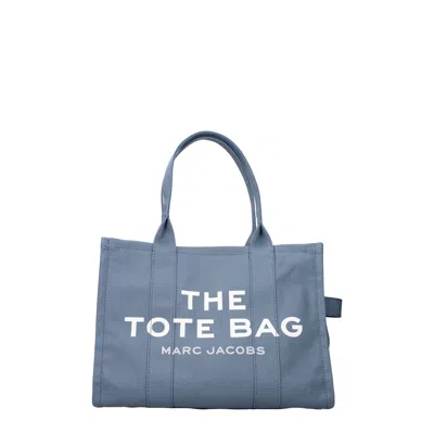 Marc Jacobs Shoulder Bags Tote Woman Fabric Blue/blue Steel