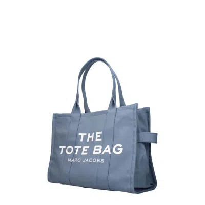 Marc Jacobs Shoulder Bags Tote Woman Fabric Blue/blue Steel