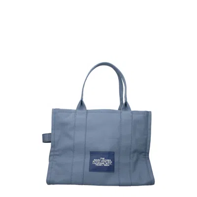 Marc Jacobs Shoulder Bags Tote Woman Fabric Blue/blue Steel