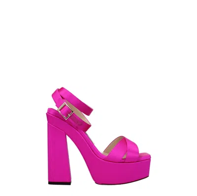 Jimmy Choo Gaia 140 Platform Sandals In Pink
