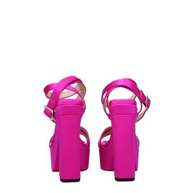 Jimmy Choo Gaia 140 Platform Sandals In Pink