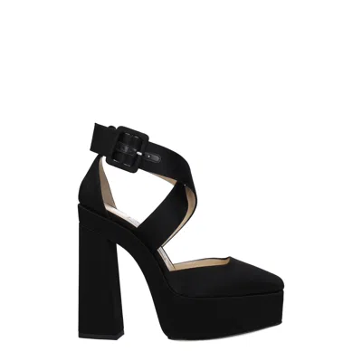 Jimmy Choo Gian 140 Platform Leather Pumps