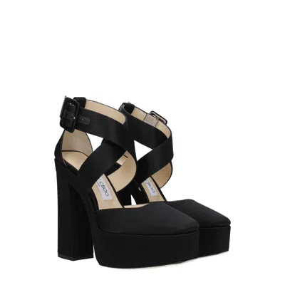 Jimmy Choo Gian 140 Platform Leather Pumps